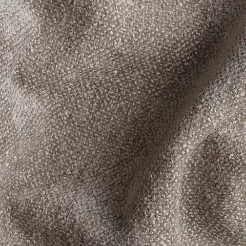 Soft bouclé fabric in Taupe